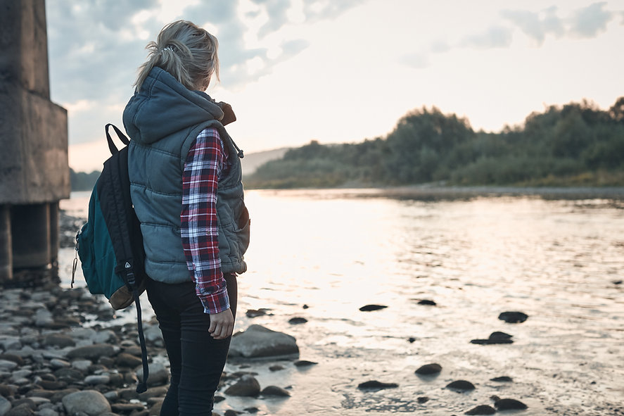 Woman by the Lake