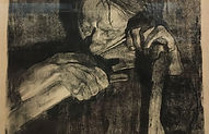 Kathe Kollwitz Sharpening the scythe 190