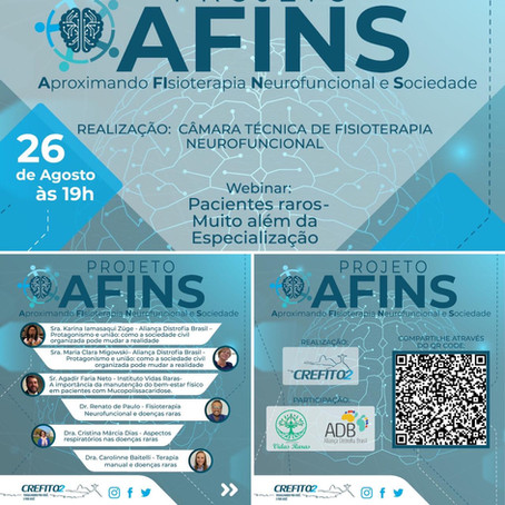 Webinar AFINS: Pacientes raros - muito além da especialização
