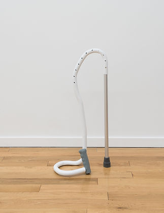 J Darling Collapsed Cane, 2017, Steel, a