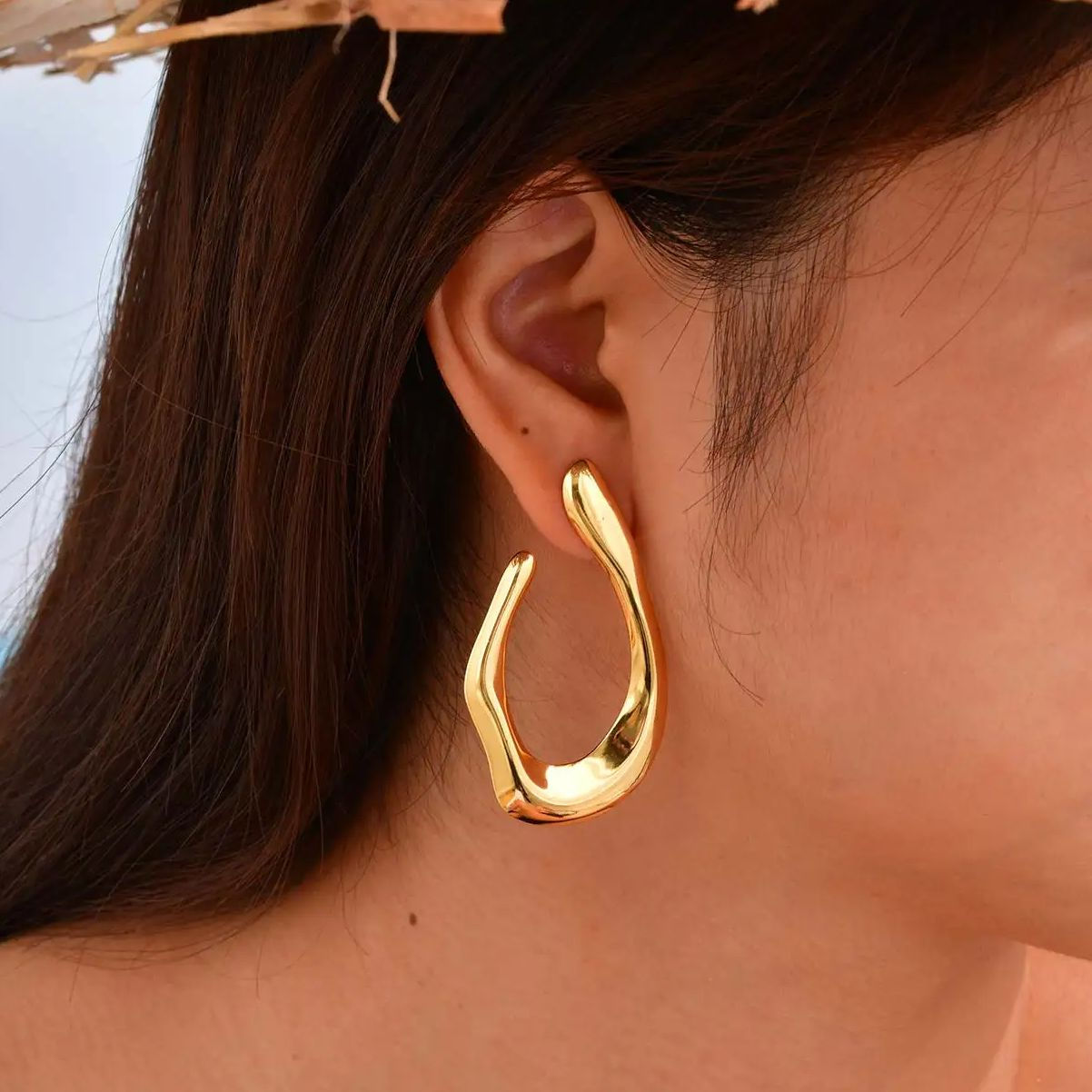 Modernist Arched Earrings