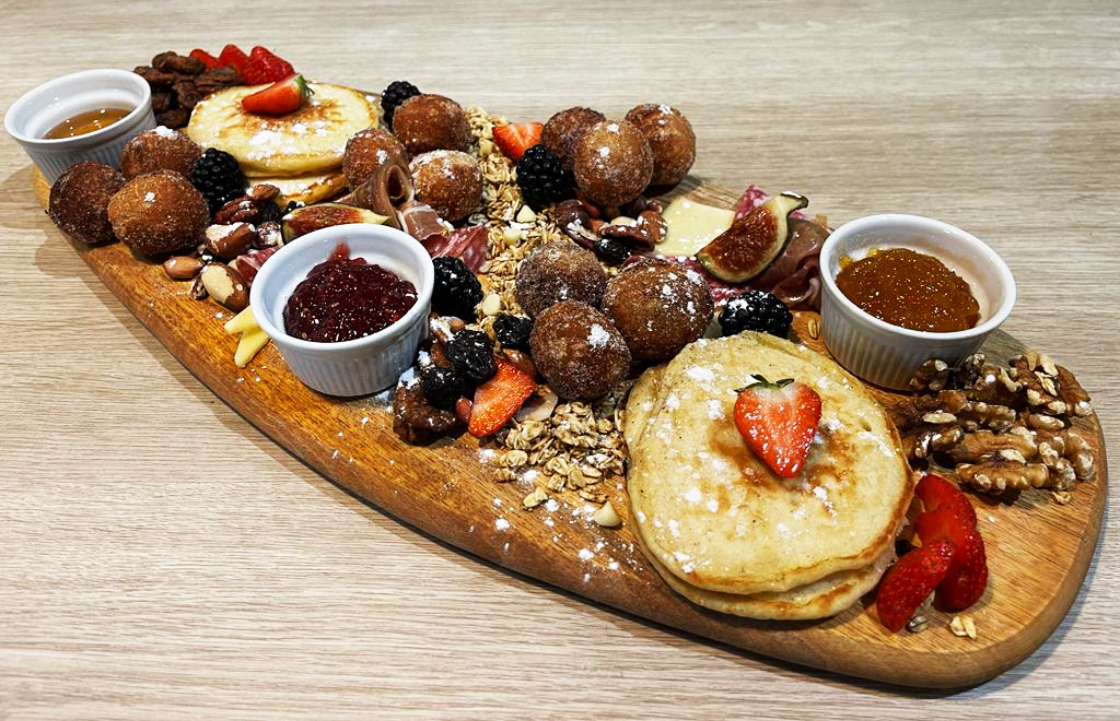 Arranged Food and Objects