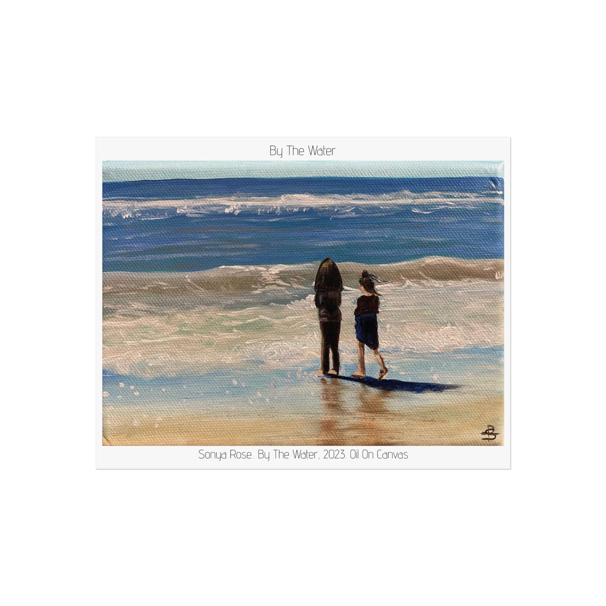 "By The Water" Fine Art Poster | Elegant Wall Decor for Home and Office