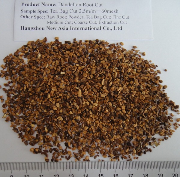 Dandelion Root Tea Bag Cut