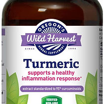 Oregon's Wild Harvest, Turmeric Curcumin