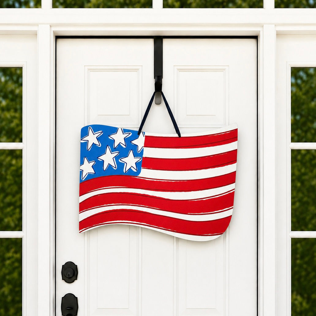 American Flag Door Hanger by MJC