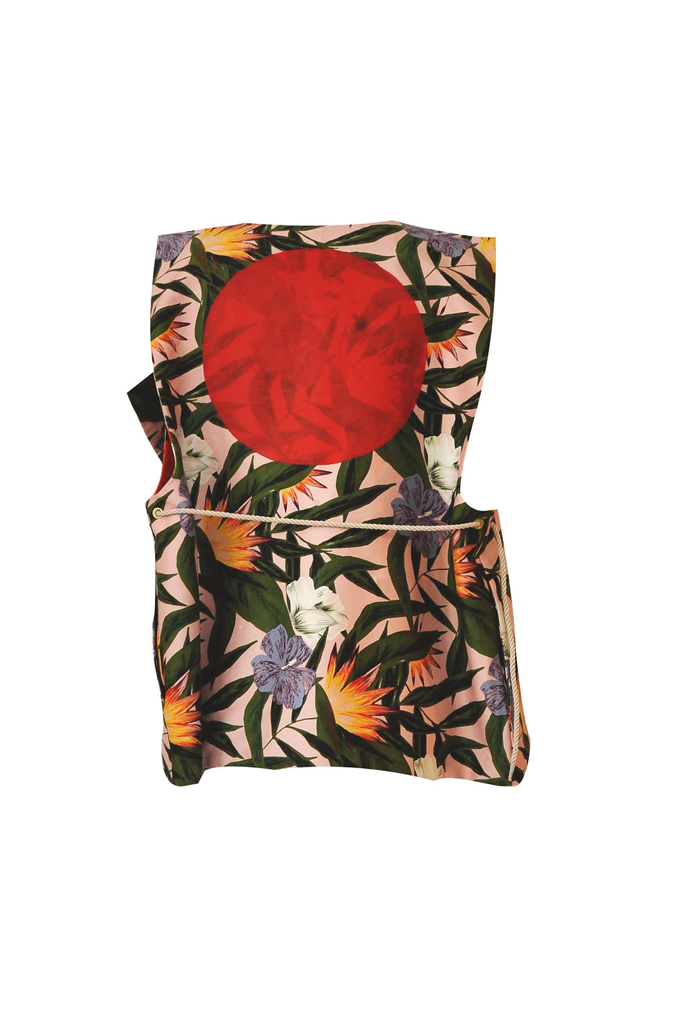 Thumbnail: CALLA II SLEEVELESS JACKET, PANTHER & LOBSTER (Print)