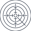 Precision panel layout icon.
