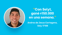 Andrés ganó $150.000 en una semana.