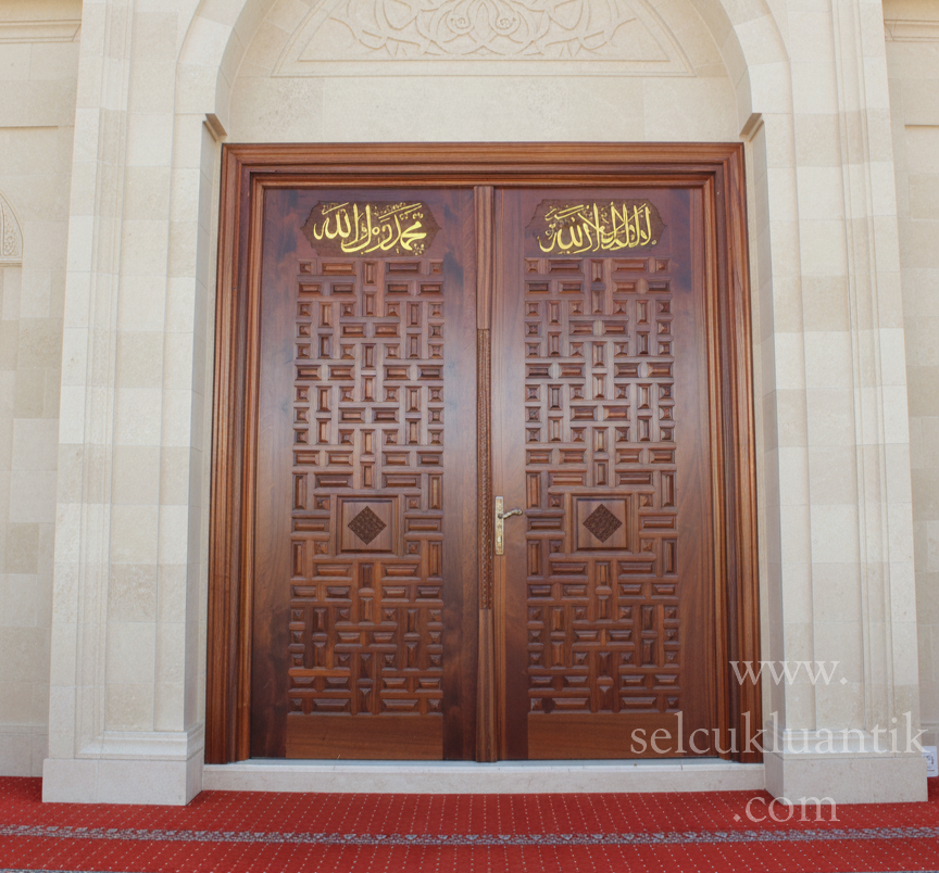 Carved Wooden Kundekari Mosque Door