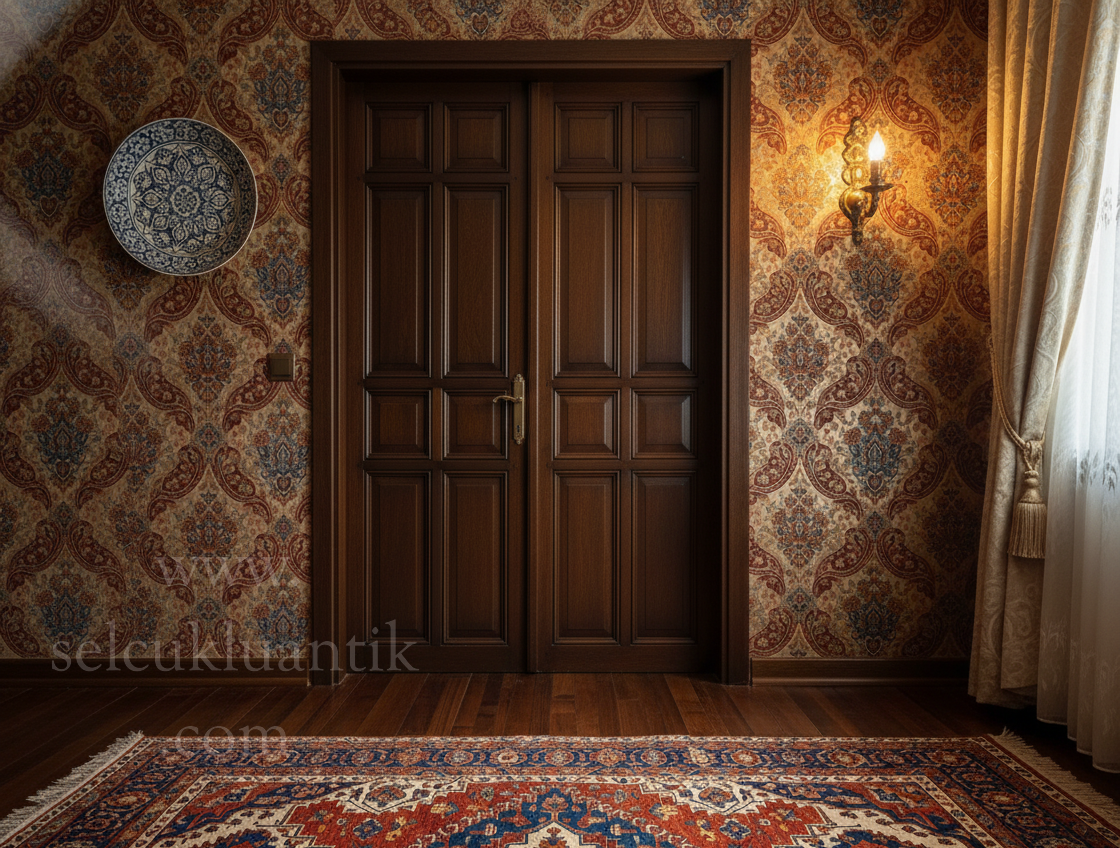 Eksedra Osmanlı Ahşap Oda Kapısı