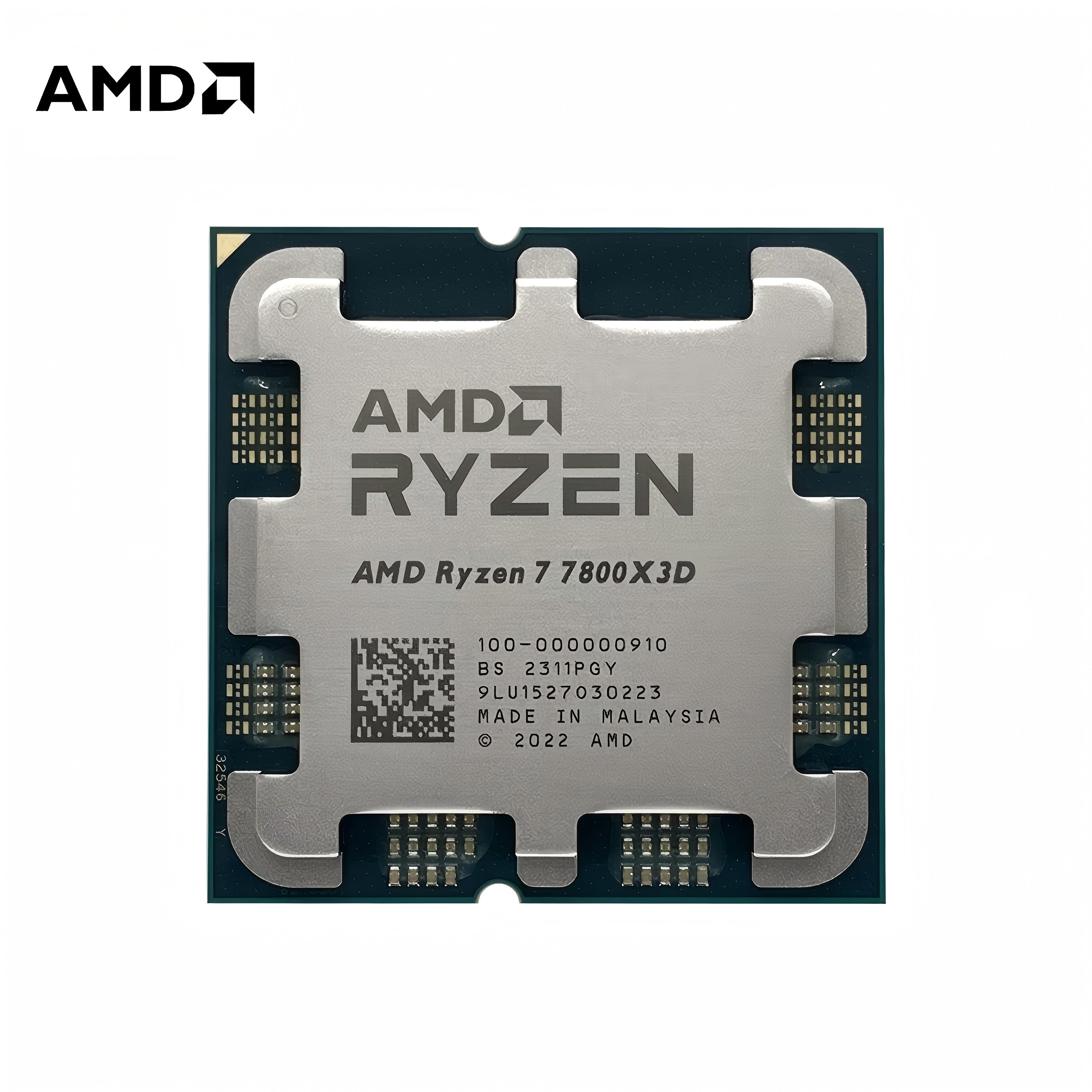 AMD Ryzen 7 7800X3D CPU Hot Sale R7 7800X3D Processor 5GHz 8-Core 16 Thread Sock