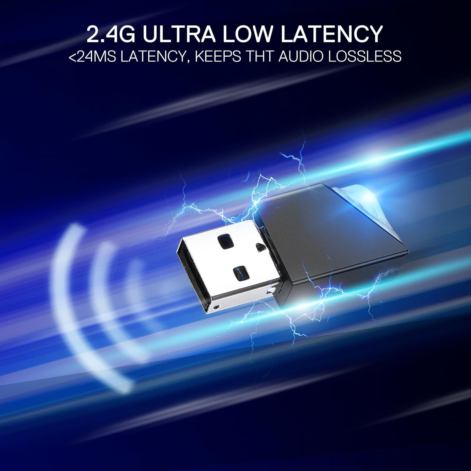 Redragon H858 3-Mode Wireless Gaming Headset 7.1 Surround Sound 53 mm Drivers No