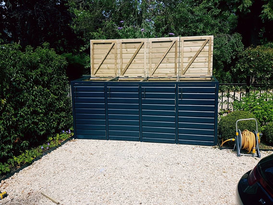 The Bin Store Company Bespoke Handmade Wheelie Bin Store