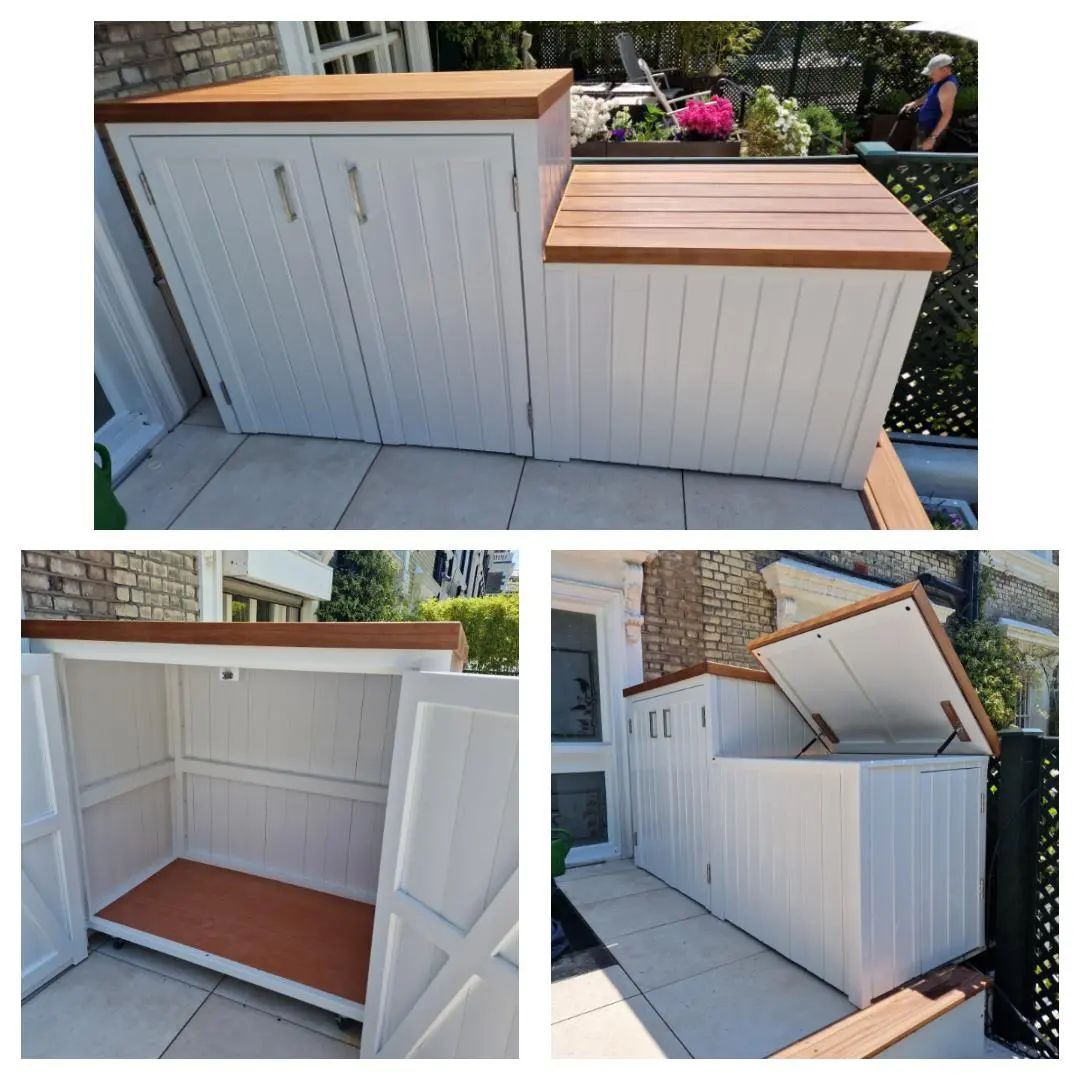 The Bin Store Company Bespoke Handmade Wheelie Bin Store