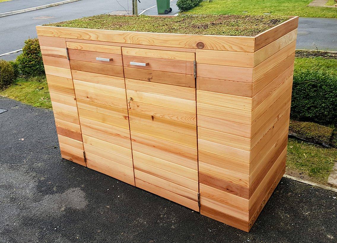 The Bin Store Company Bespoke Handmade Wheelie Bin Store