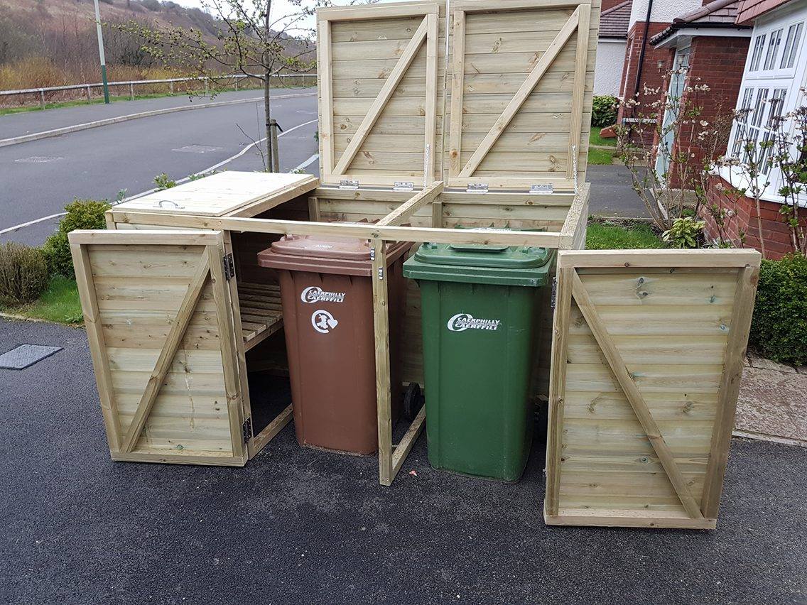The Bin Store Company Bespoke Handmade Wheelie Bin Store