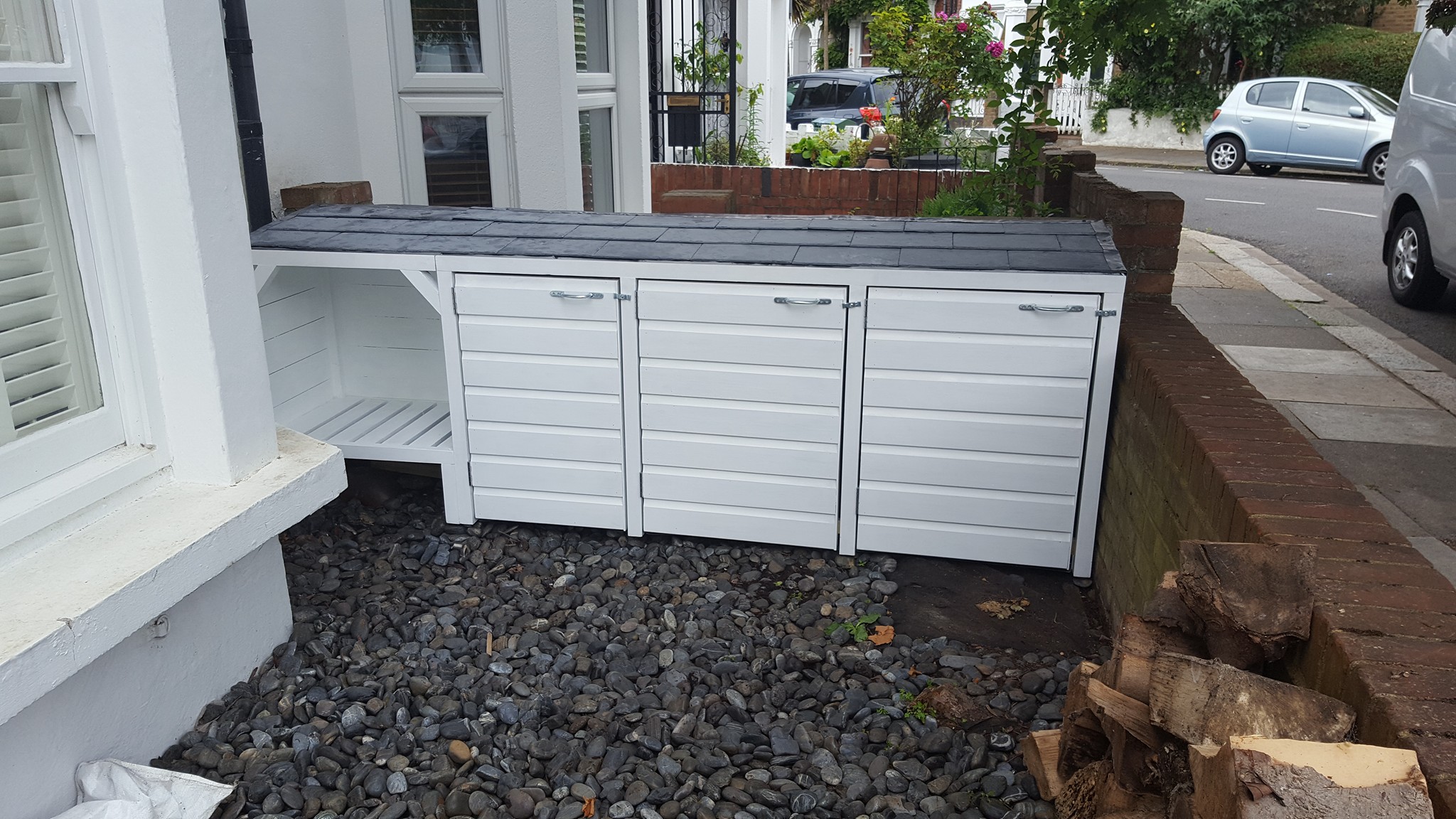 The Bin Store Company Bespoke Handmade Wheelie Bin Store
