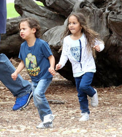 Jennifer Lopez Twins Emme and Max