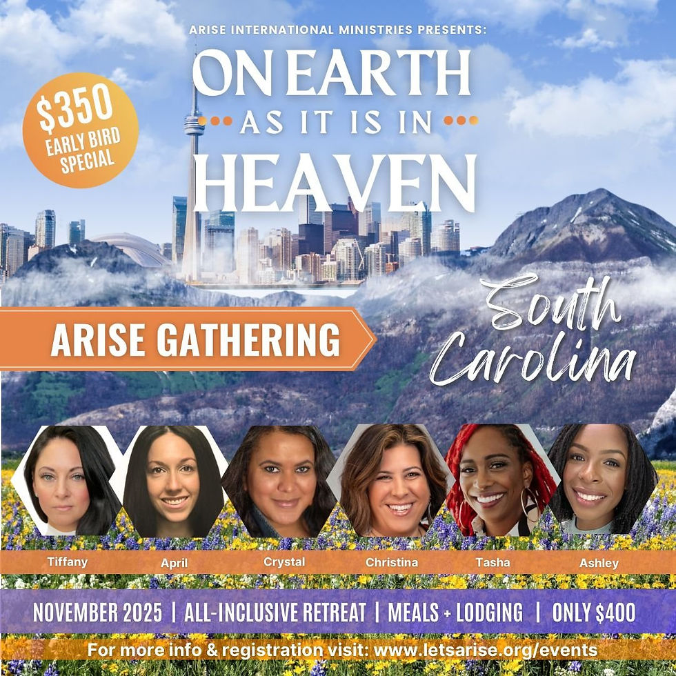Arise! Women’s Gathering - South Carolina 11/7/25-11/9/25