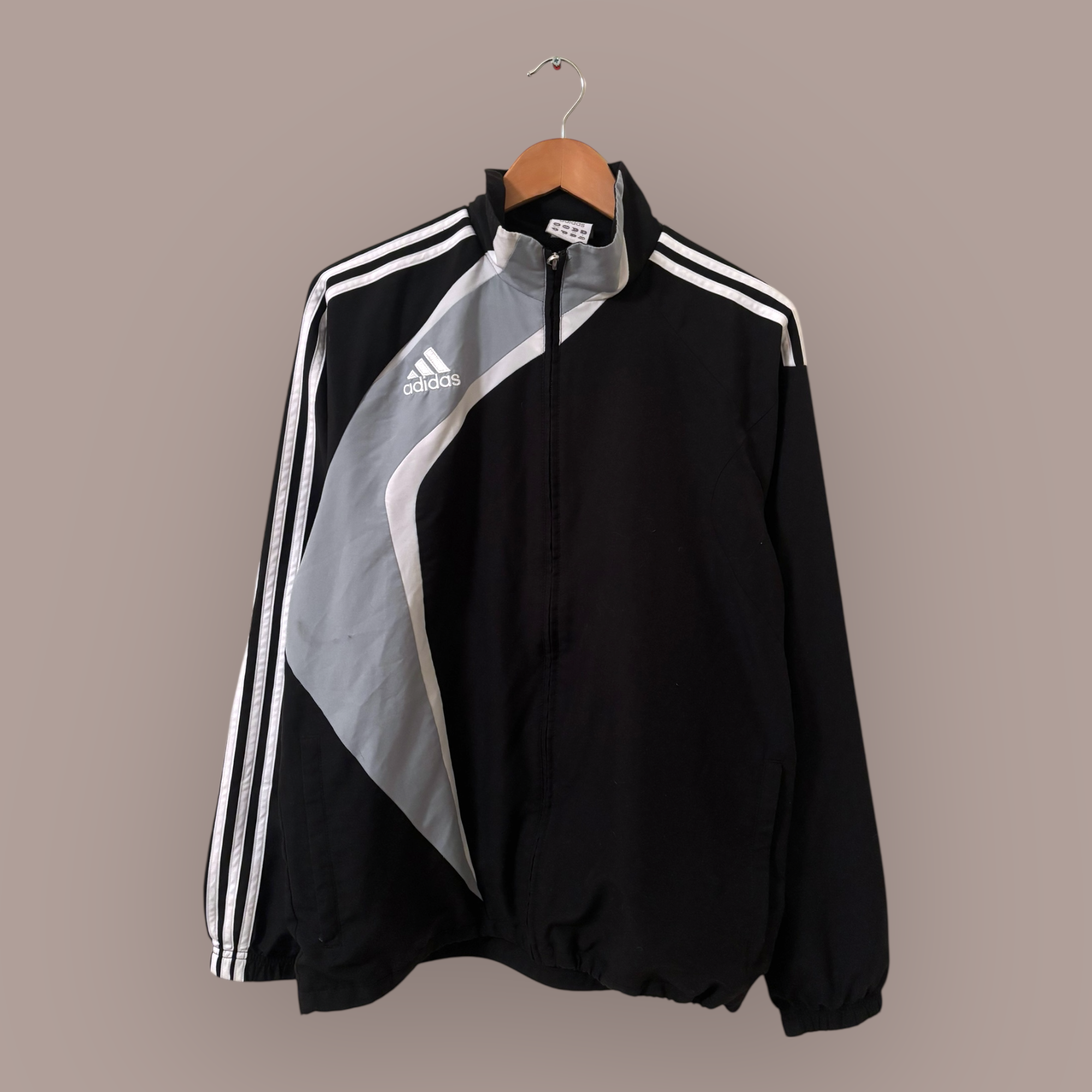 VINTAGE ADIDAS ZIP TRACK JACKET 