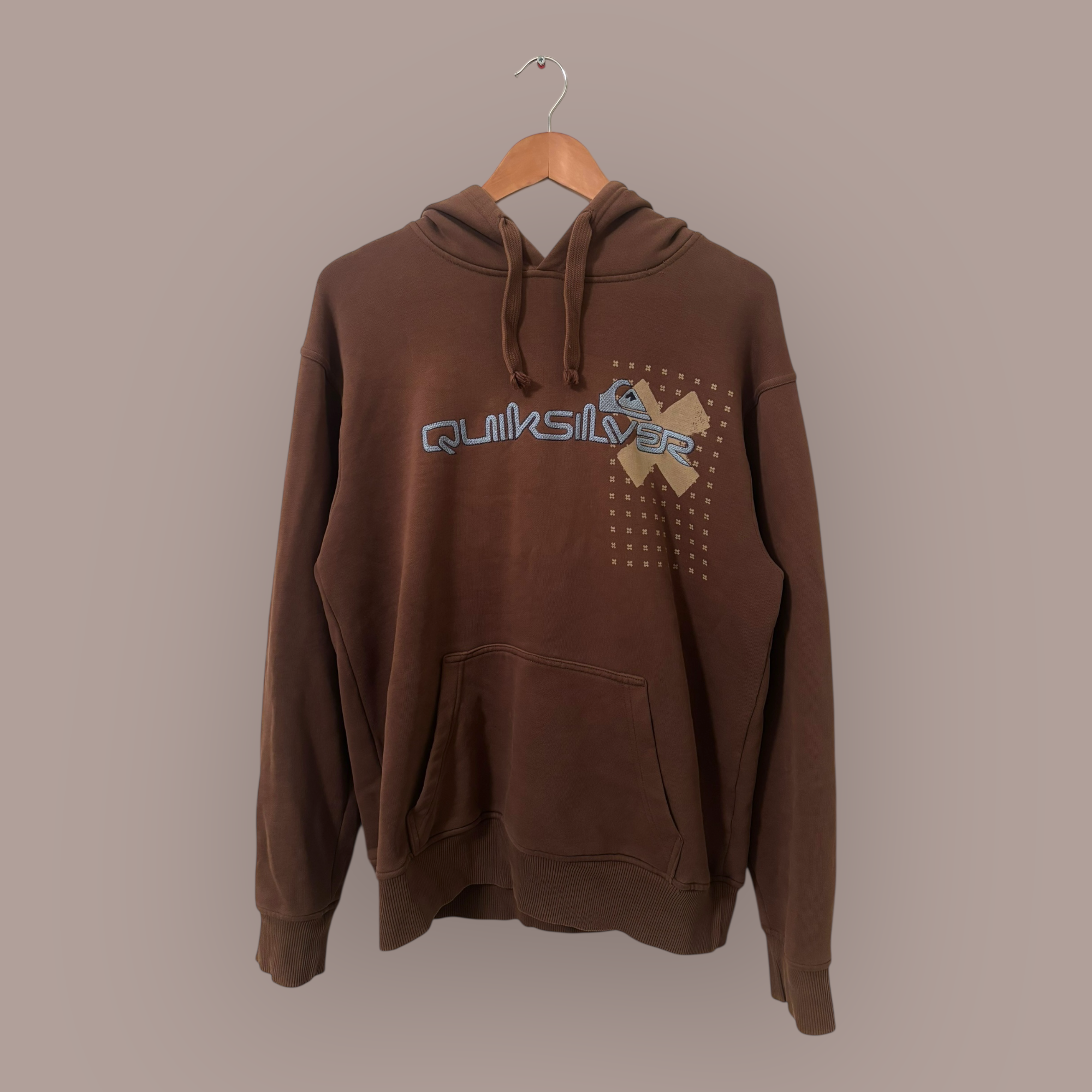 VINTAGE QUIKSILVER PULLOVER HOODIE 
