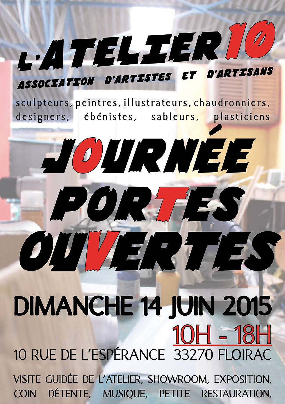 Atelier 10 : Journée Portes Ouvertes