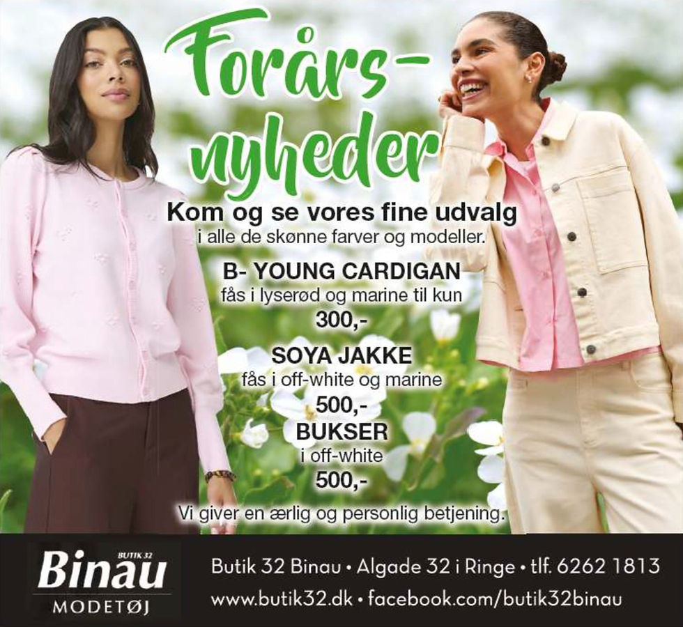 🌷 Se de fine forårsnyheder, skønne farver og lækre modeller 🌷 