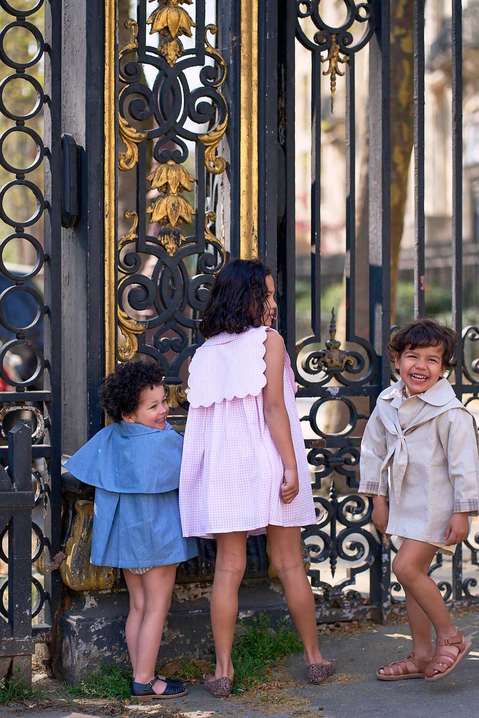 サムネイル： 【pre-oder】Maison Marelle | dress ELYSEE- pink gingham