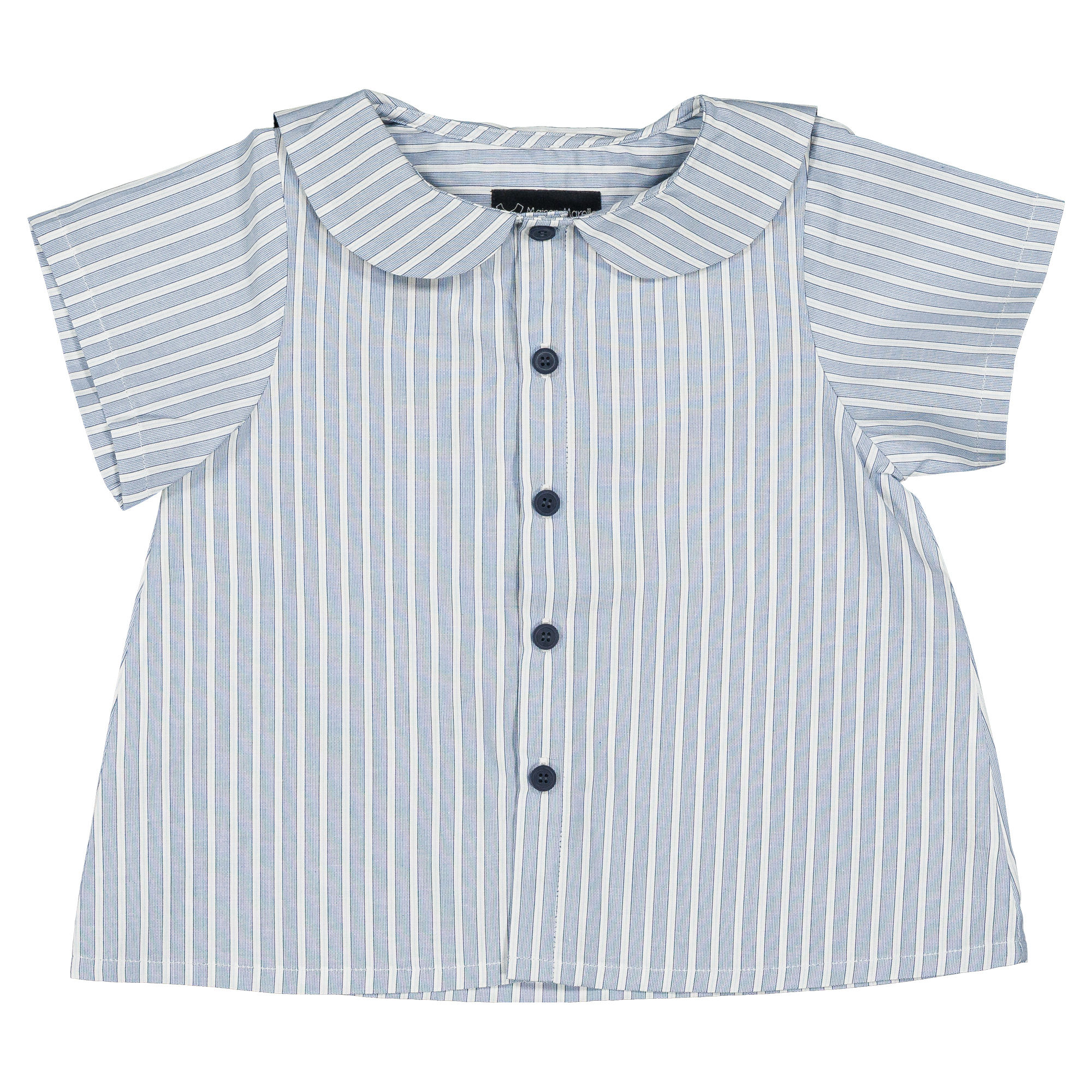 【pre-oder】Maison Marelle | Shirt MONCEAU - blue stripes