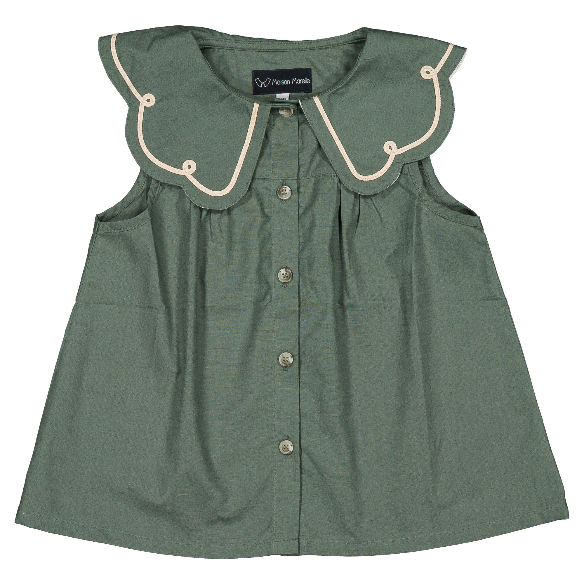 【pre-oder】Maison Marelle | Shirt BAUME- green
