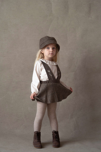 ロンパース・カバーオール popelin Woollen crossover romper suit Popelin Woollen crossover romper suit