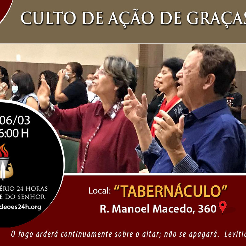 Culto de Ação de Graças Presencial 2021