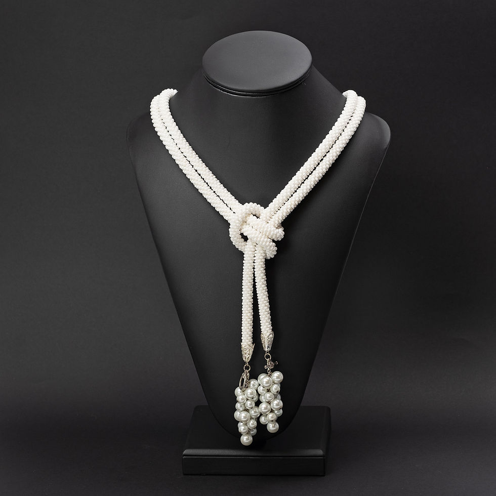 Thumbnail: Necklace "White Berries"