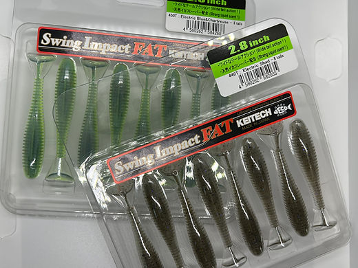 2.8, 3.3, 3.8 Swing Impact Fat Keitech | Diamond Baits
