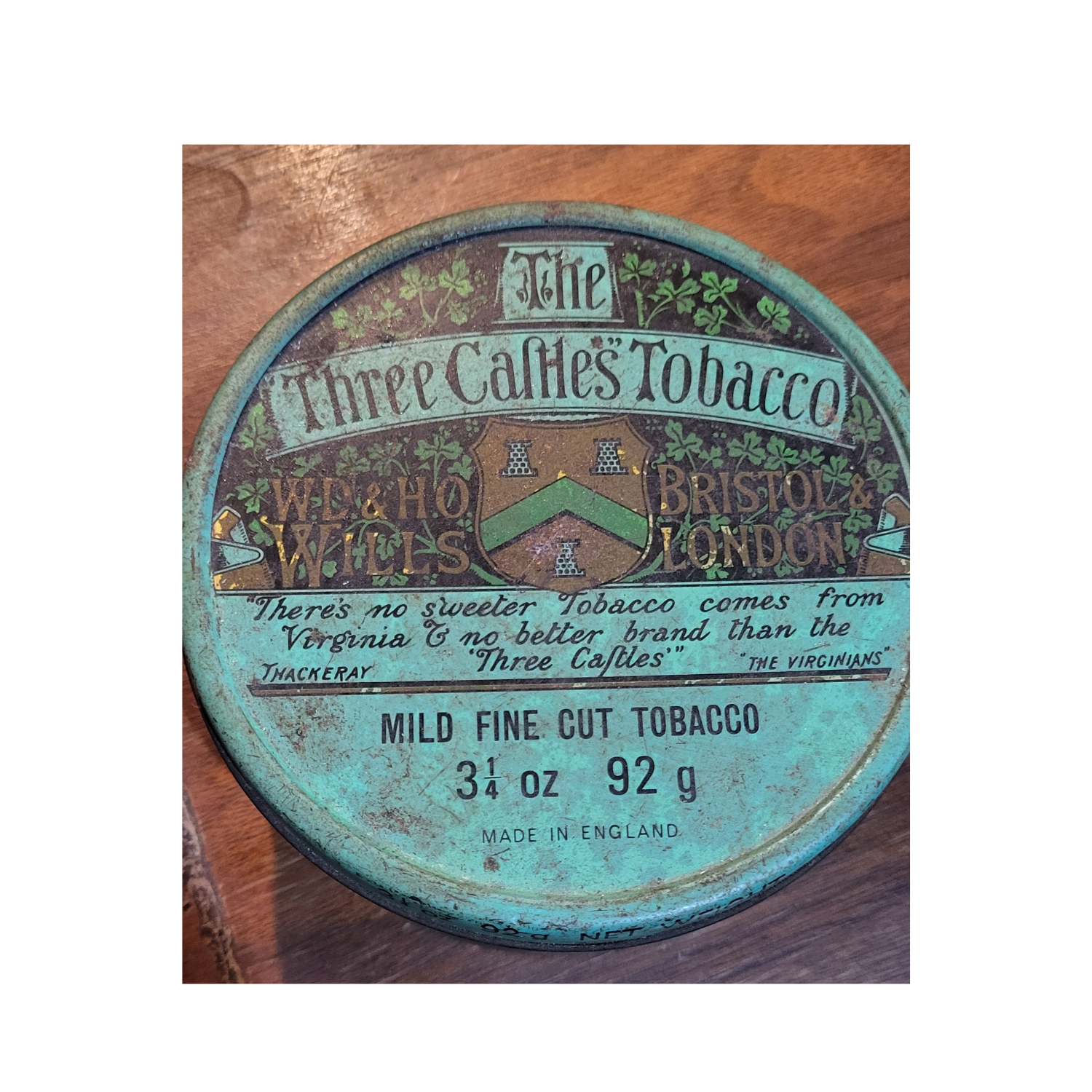 Vintage Tobacco Tin with original Tobacco