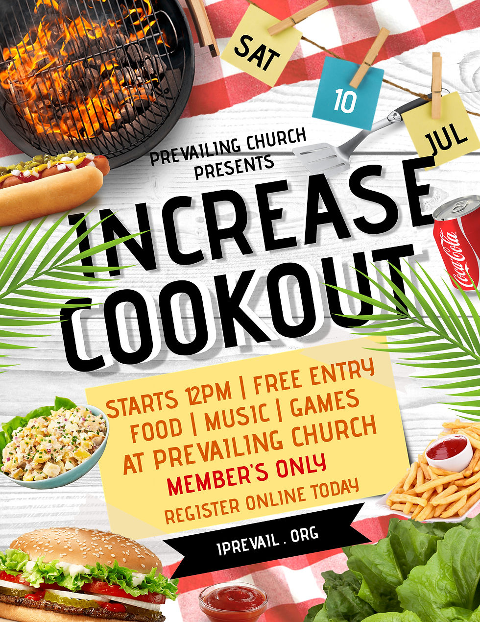 INCREASE COOKOUT