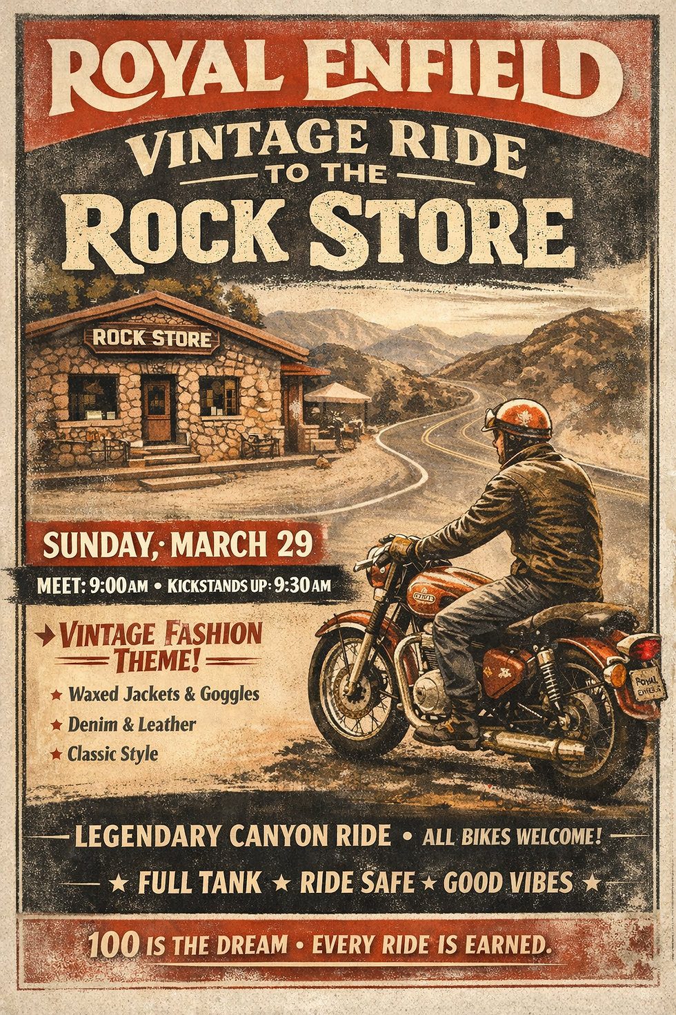 Royal Enfield Rock Store Ride