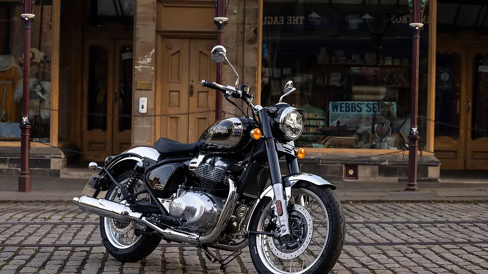 On the street Royal Classic Twin