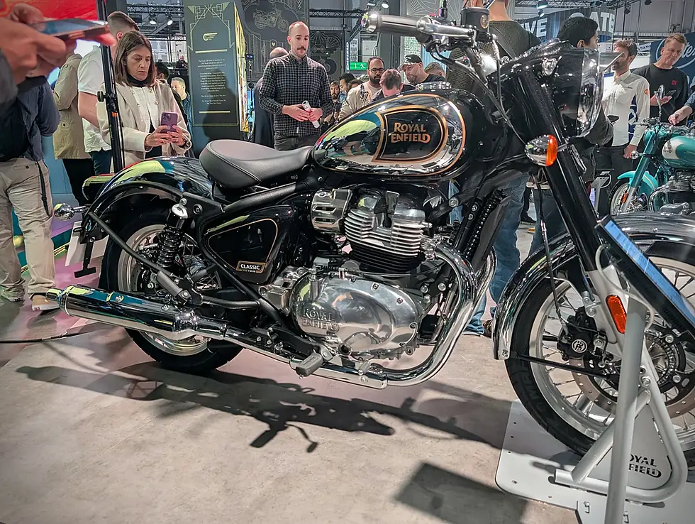 Royal Enfield Classic Twin Show.