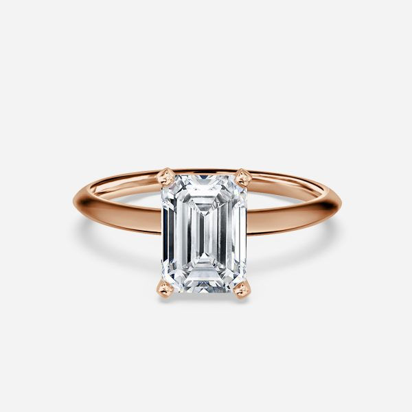 Emerald Ring mit Lab-Grown Diamanten