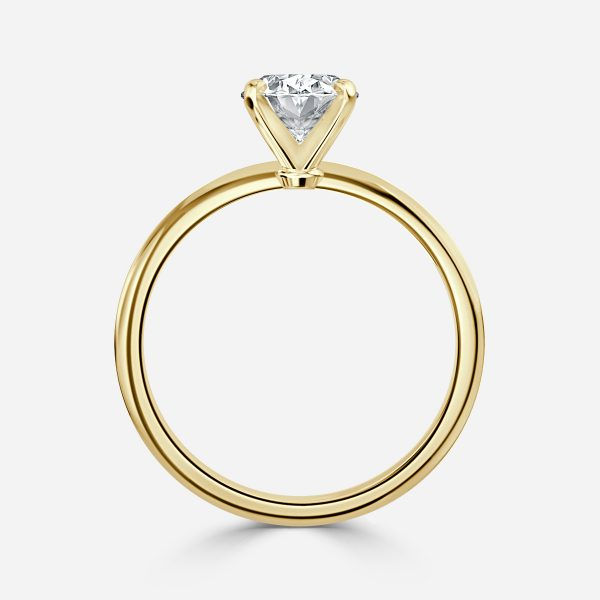 Miniaturbild: Ring mit Oval Lab-Grown Diamanten