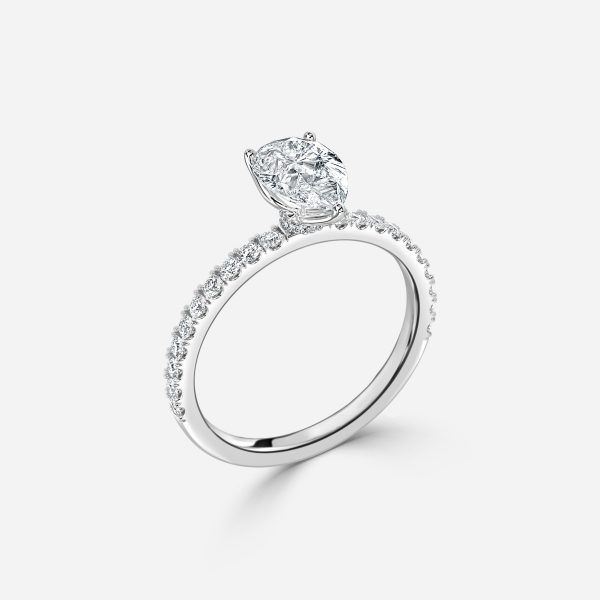 Miniaturbild: Ring mit Pear Lab-Grown Diamanten