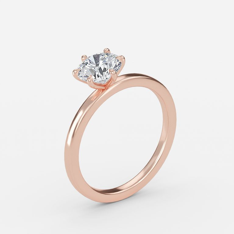 Thumbnail: Solitär Ring mit Brillant Lab-Grown Diamanten