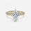 Miniaturbild: Selena  - Marquise Solitärring - Gelbgold