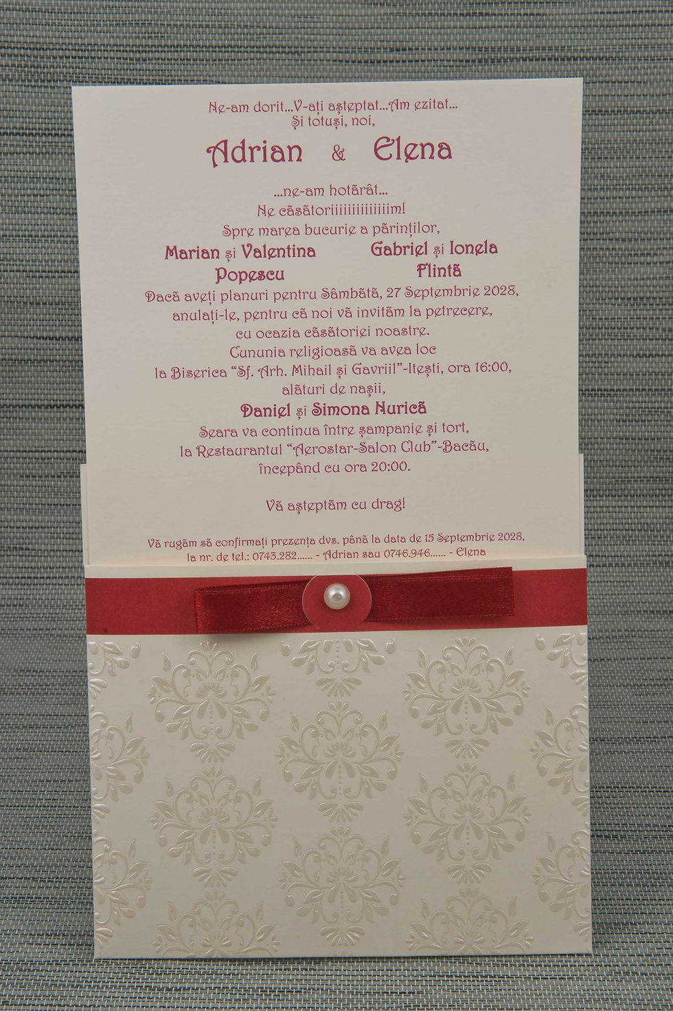 Wedding Design- Convite de Casamento