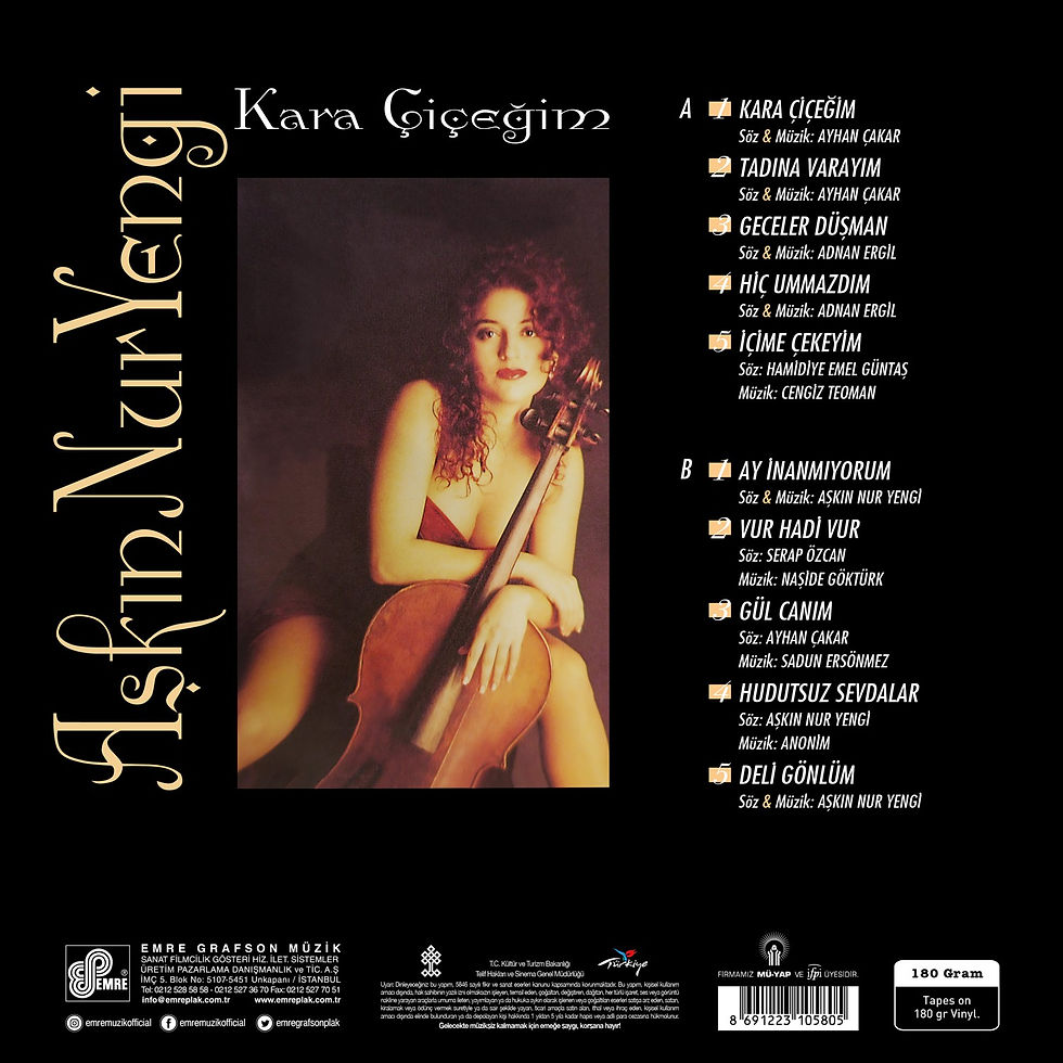 Aşkın Nur Yengi - Kara Çiçeğim plak