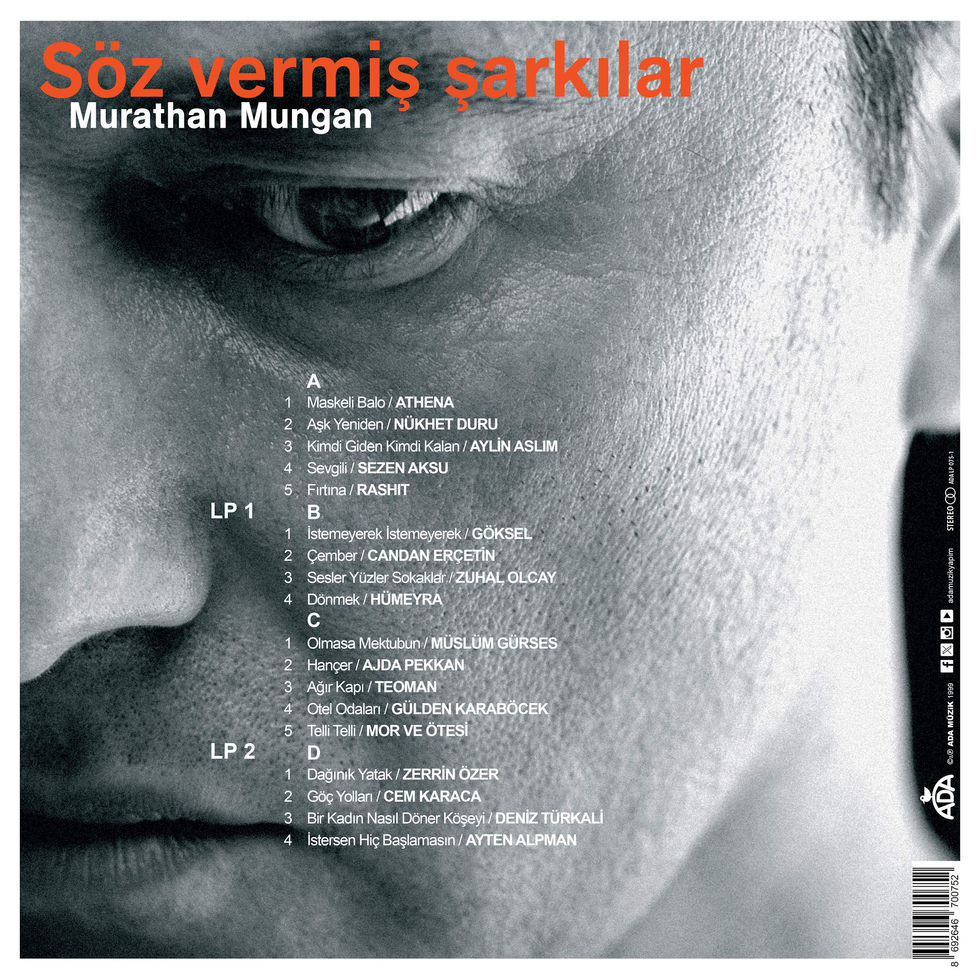 Murathan Mungan - Söz Vermiş Şarkılar (2 Plak) plak