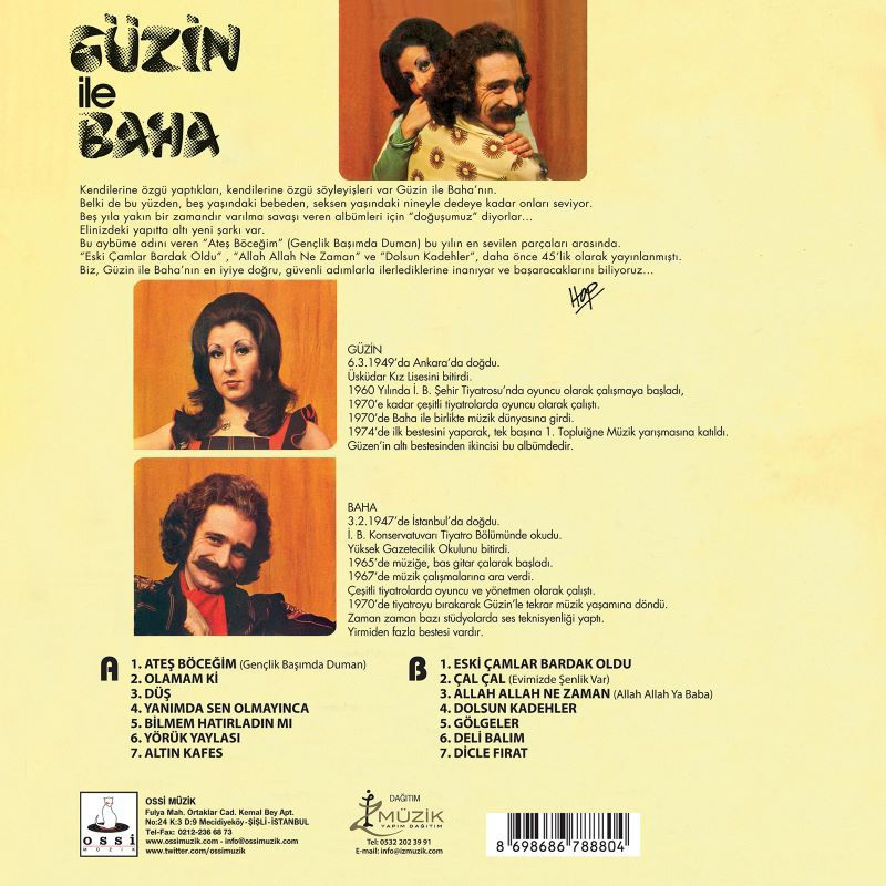 Güzin İle Baha - Ateş Böceğim plak