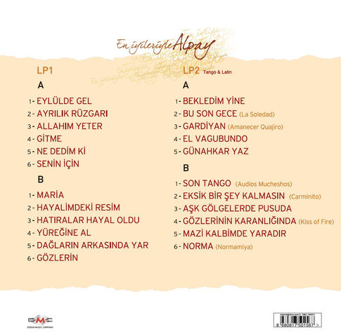 Alpay - En İyileriyle (2 Plak) plak